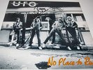 UFO No Place to Run VINYL LP Phil Mogg Andy Parker Paul Raymond Autograph SIGNED