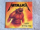 Metallica Jump In The Fire Red Vinyl Rare in excellent condition
