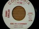 RANNY SINCLAIR ODE TO A COWBOY COLUMBIA WLP RARE FEMALE JAZZ 45