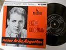 EDDIE COCHRAN, NEVER TO BE FORGOTTEN ORIGINAL  EP, VG