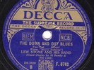  AL BOWLLY /SID COLIN - LEW STONE 78 DOWN AND OUT BLUES DECCA F6743 EX+