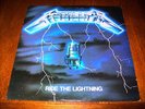 METALLICA-RIDE THE LIGHTNING-1984 U.S. MEGAFORCE 1ST PRESSING-NM VINYL VERY RARE