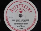 Hear Blues 78rpm SUNNYLAND SLIM w/ MUDDY WATERS She Ain't..ARISTOCRAT 1304 NOS