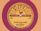 ELVIS PRESLEY REPRODUCTION SUN 78'S - COMPLETE SET OF 5 ON COLORED VINYL