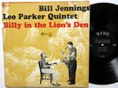 BILL JENNINGS & Leo Parker Trio LP Billy in the Lion's Den KING Records 395 527