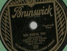 You Rascal You, Sam Theard, Cow Cow Davenport piano, Brunswick 7098 78 rpm