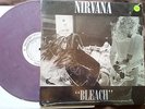 Nirvana Bleach coloured vinyl record purple