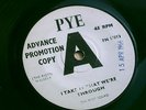 THE RIOT SQUAD I TAKE IT THAT WE'RE THROUGH RARE DEMO PYE 7N17092 EX