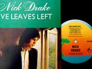 Nick Drake FIVE LEAVES LEFT EX++ UK 70's ORIGINAL GATEFOLD Orange Label LP VINYL
