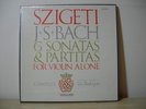 VANGUARD BG 627/9 SZIGETI Bach 6 Sonatas... SEALED