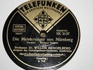 MENGELBERG Wagner: Die Meistersinger von Nürnberg, Overture TELEFUNKEN 78rpm