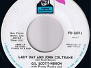 GIL SCOTT-HERON Lady Day & John Coltrane RARE XOVER SOUL JAZZ 45 * Listen Flying