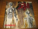 DEATH Human LP ORG SIGNED BY CHUCK SCHULDINER CONTROL DENIED ATHEIST SADUS