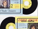 EP *CLAUDE FRANCOIS+GERARD LENORMAN* promo CORSE MATIN (Nice Matin)