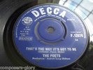 THE POETS-THAT'S THE WAY ITS GOT TO BE-DECCA UNBOXED VG PLAYS GREAT