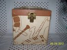AWESOME VINTAGE 1950s PLATTER-PAK w/ 50 45 RECORDS SEVERAL ELVIS DON'T BE CRUEL+