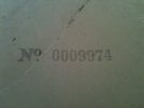 ?  The Beatles White Album UK 1st Press VERY LOW NUMBER 0009974 Mono Top Open  ?