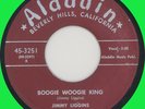 JIMMY LIGGINS Boogie Woogie King 45rpm Aladdin 1954 original