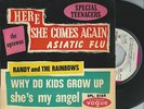 UPTOWNS / RANDY & RAINBOWS - BEACH / SURF / DOO WOP - RARE 1963 EX FR EP