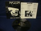 RAZOR Armed and Dangerous 1984 LP VOICE VG++ RARE PRIVATE PRESSING
