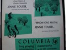   JENNIE TOUREL  FAURE..COLUMBIA ML 2058 USA