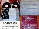 NOSFERATU - The Prophecy Double vinyl album, programme and 2 tour posters