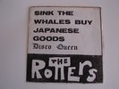 THE ROTTERS SINK THE WHALES ROTTEN PIC SLEEVE 45 NM