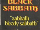 BLACK SABBATH sabbath bloody sab (PS) EX/VG+  french 7