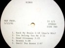 RINGO STARR Ringo 1981 US acetate lp VG side two only Rack My Brain (Dee's Mix)
