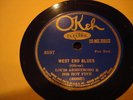LOUIS ARMSTRONG West End Blues / Fireworks OKEH 8597 BLUE Label