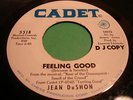 JEAN DuSHON-feeling good-RARE NORTHERN SOUL-CADET 5518- ONE SIDED WLP