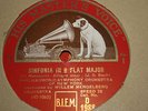 WILLEM MENGELBERG J.C Bach: Sinfonia in B-flat major HMV 2x 78rpm