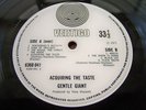 GENTLE GIANT  ACQUIRING THE TASTE LP UK VERTIGO SWIRL 1st Press M/M Rock Prog