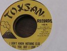 Sister Funk 45 Monica - I don't know nothing else on Toxsan HEAR