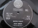 Black Sabbath MASTER OF REALITY UK LP 1ST SWIRL 1Y1/2Y1 MINT POSTER PLAY NMINT -