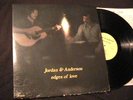 Jordan & Anderson LP Edges Of Love RARE PRIVATE FOLK
