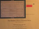 Bach Six Cello Suites - Pierre Fournier - RED STEREO Archiv 3LPs 1st. ED