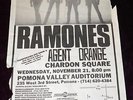 RARE 1984 RAMONES FLYER AGENT ORANGE @ POMONA VALLEY AUD ORIGINAL '77 PUNK KBD