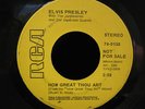 ELVIS PRESLEY HOW GREAT THOU ART/HIS HAND IN MINE RCA 74-0130 PROMO
