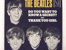 THE BEATLES 45 Do you want to know a secret_Thank You Girl Vee-Jay  PS rare