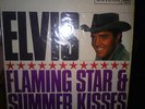 ELVIS PRESLEY,RARE,UK LP,FLAMING STAR & SUMMER KISSES (lovely)