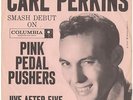 CARL PERKINS--PICTURE SLEEVE ONLY--(PINK PEDAL PUSHERS)--PS--PIC--SLV