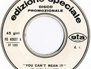CHAPTER FIVE - YOU CAN'T MEAN IT - Monster NORTHERN SOUL Italian promo 45