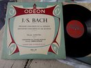 RARE Henryk SZERYNG on Bach 1st - 2nd Concerto 1st press French ODEON ODX 114 EX
