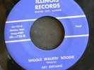Rockabilly 45 ART ONTARIO on ILLINOIS Im Proud/Wiggle Walkin' Boogie HEAR