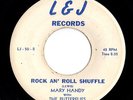 Rare Doo Wop R&B 45 MARY HANDY WITH BUTTERFLIES Rock & Roll Shuffle L&J HEAR
