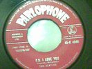 the beatles LOVE ME DO/P.S. I LOVE YOU orig red parlophone rare MPZTI-PZT1 1N-1N