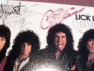 KISS LICK IT UP LP SIGNED AUTOGRAPHED BY ALL 4 VINNIE VINCENT ERIC CARR ACE GENE