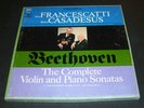 BEETHOVEN Complete Violin & Piano Sonatas 4 LP BOX Columbia STERO Francescatti