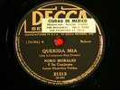 NORO MORALES w/VICENTICO VALDES: LA VIE EN ROSE/QUERIDA MIA Latin 78 Decca 21313